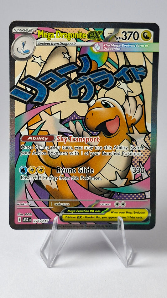 Mega Dragonite ex Ascended Heroes Mega Attack Rare 271/217