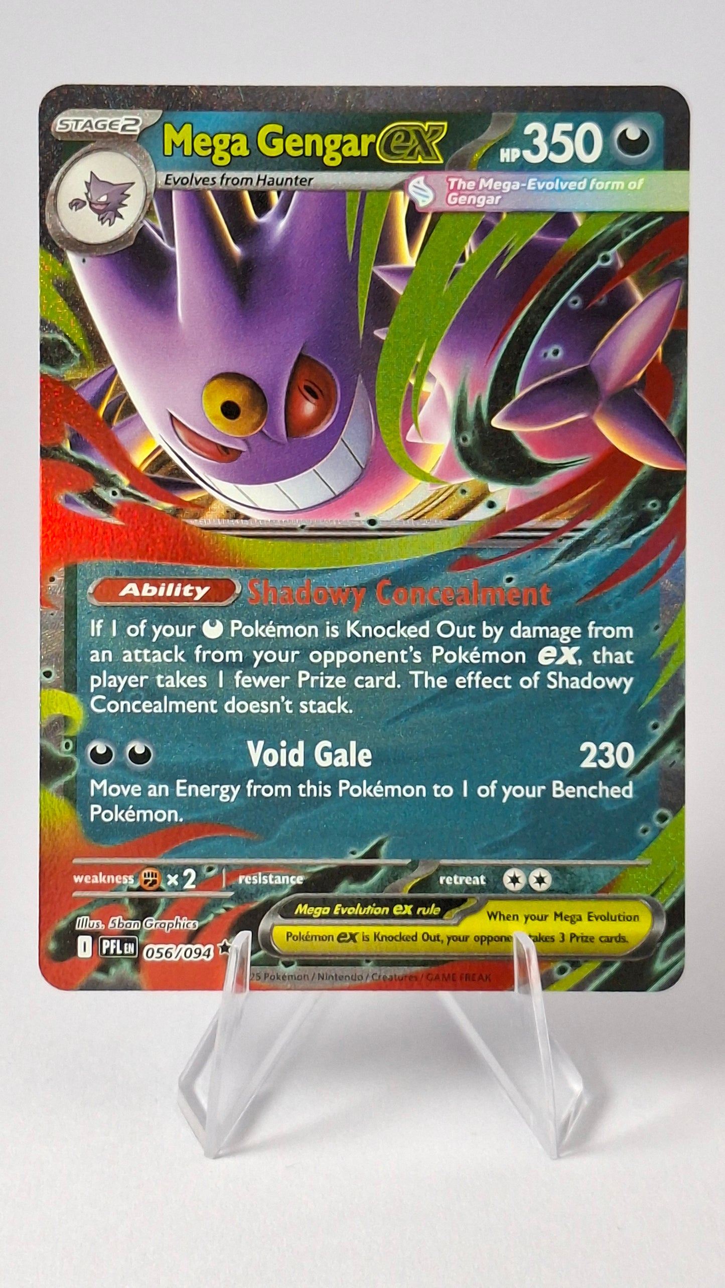 Mega Gengar ex Phantasmal Flames Double Rare 056/094