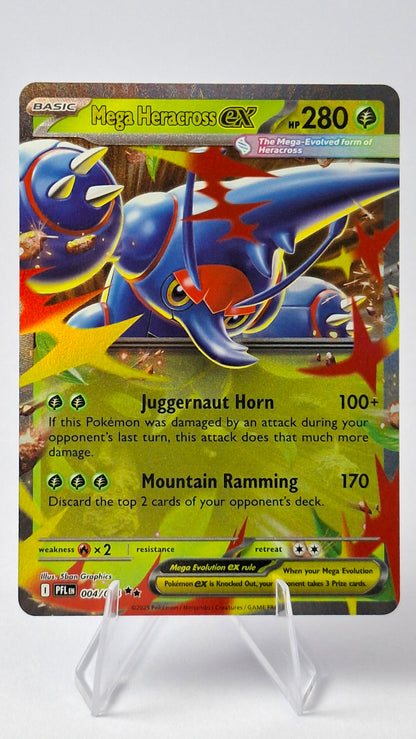 Mega Heracross ex 004/094 - Phantasmal Flames Double Rare