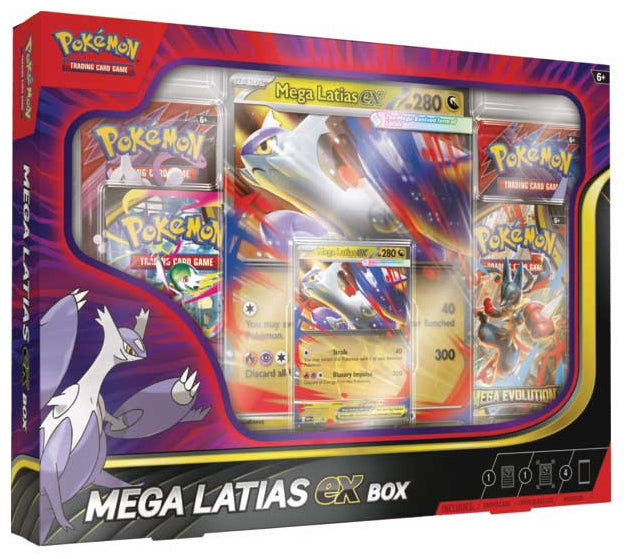 Pokémon Mega Latias ex Box front view South Africa