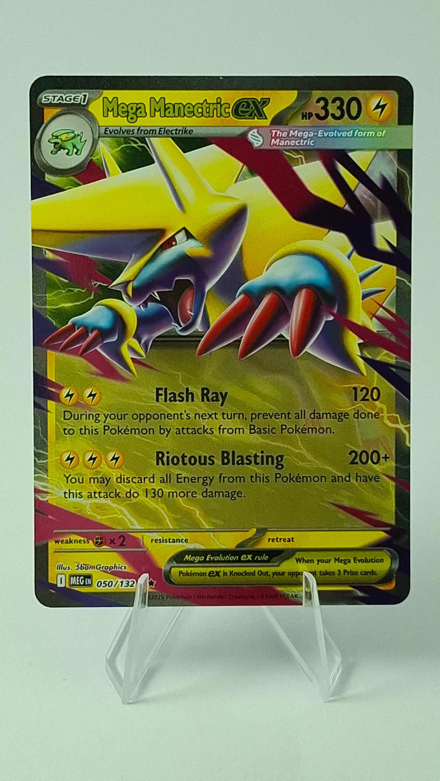 Mega Manectric ex 050/132 - Mega Evolution Double Rare