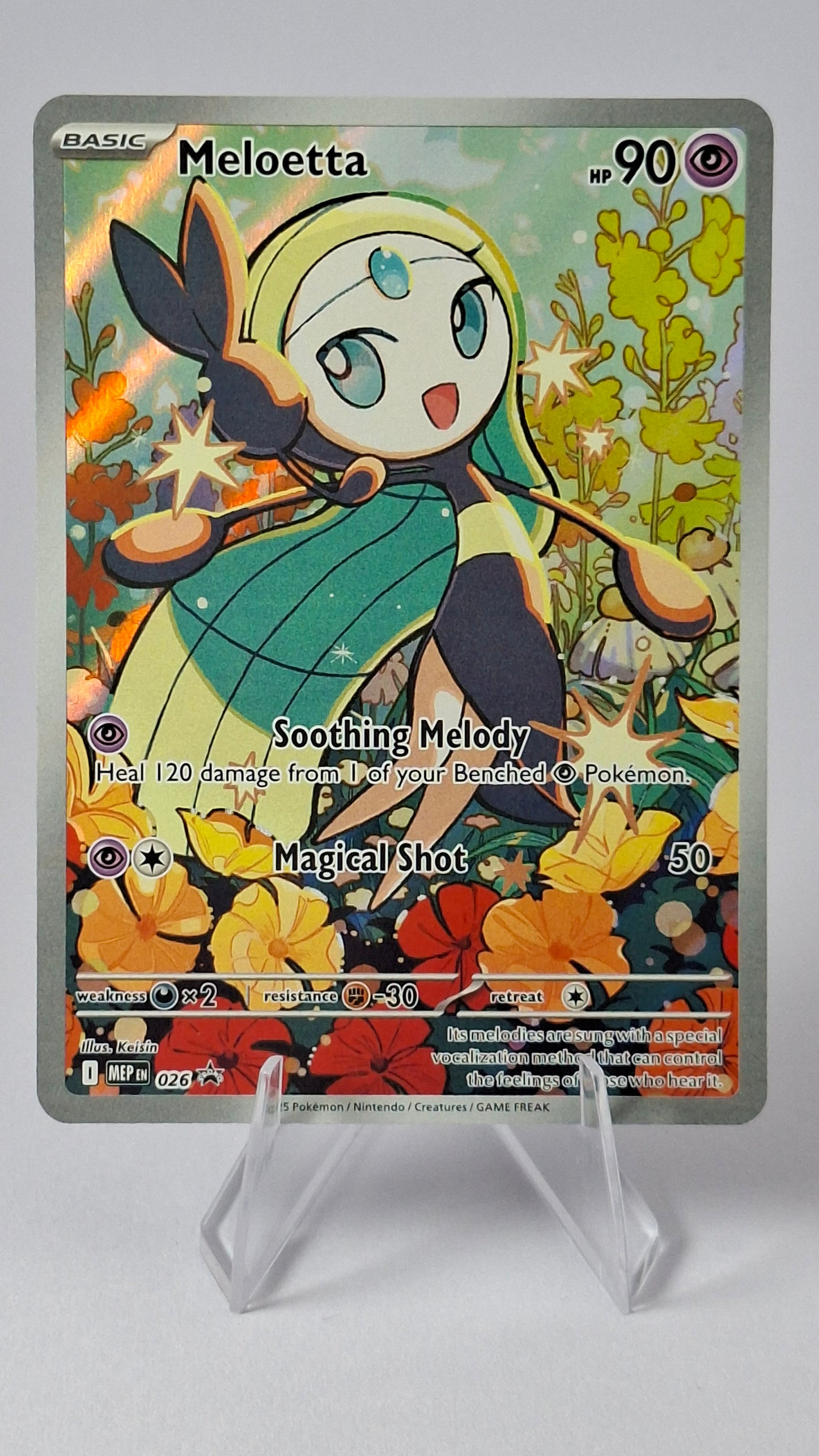 Meloetta Mega Evolution Promos Illustration Rare 026