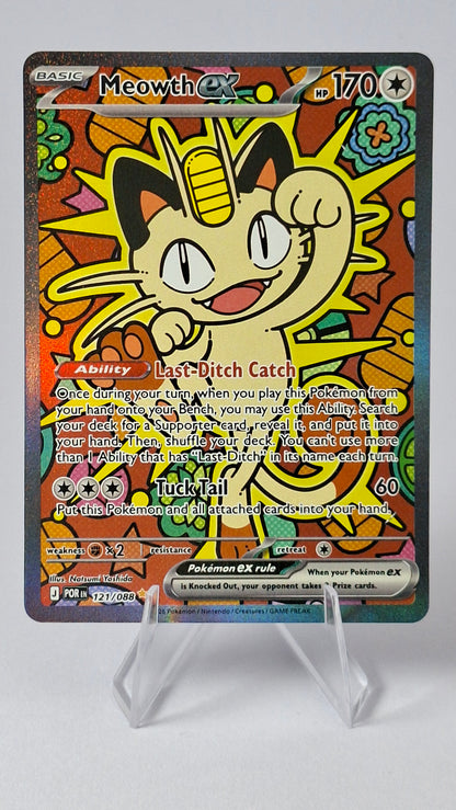 Meowth ex Perfect Order Special Illustration Rare 121/088