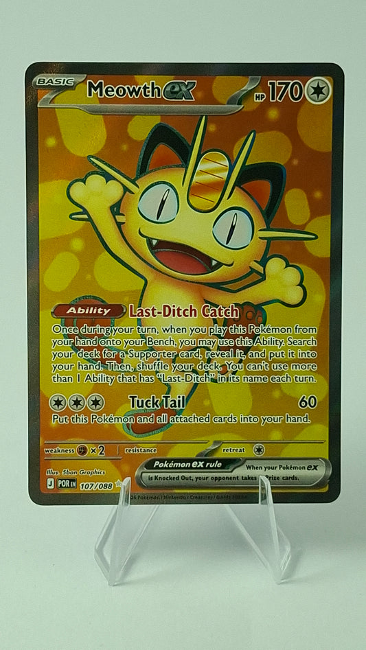 Meowth ex 107/088 - Perfect Order ME03 Double Rare