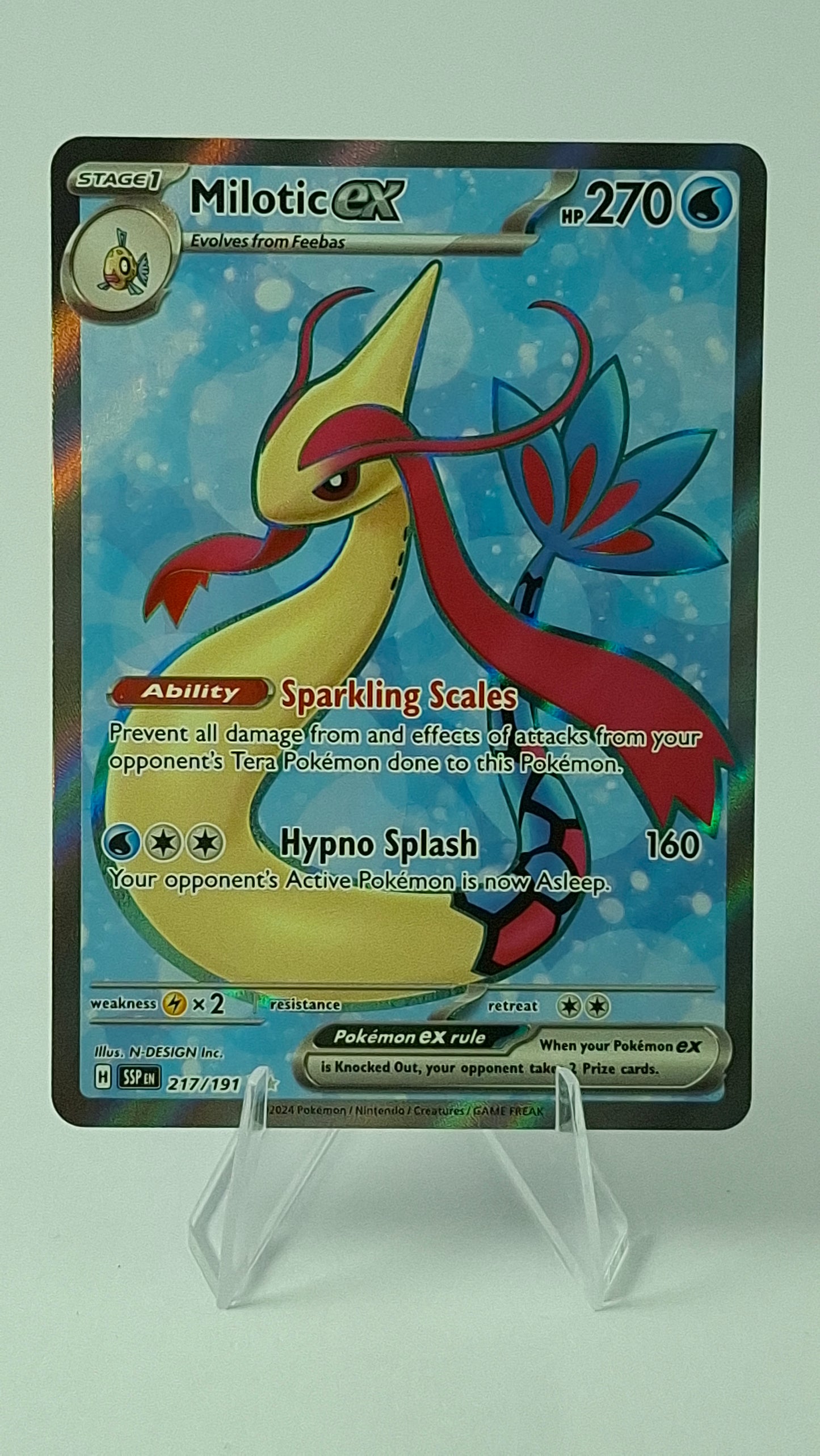 Milotic ex 217/191 - Surging Sparks Ultra Rare