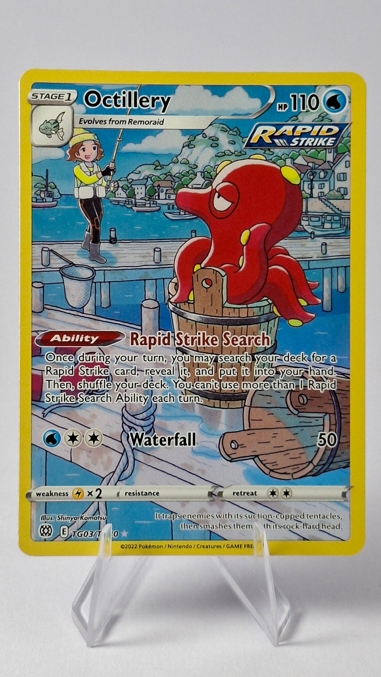 Octillery TG03/TG30 - Brilliant Stars Trainer Gallery Full Art Ultra Rare