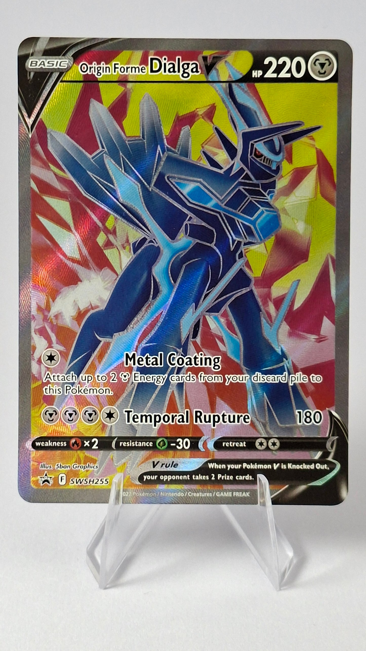Origin Forme Dialga V Sword & Shield Promo SWSH255