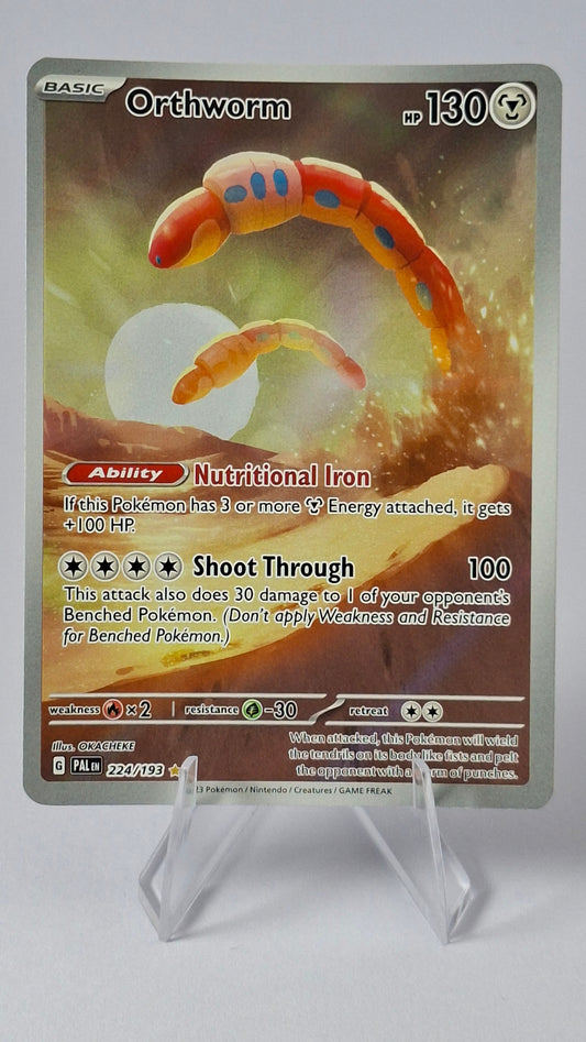 Orthworm Paldea Evolved Illustration Rare 224/193