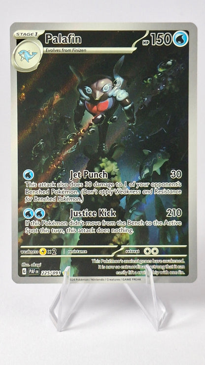 Palafin Paldean Fates Illustration Rare 225/091