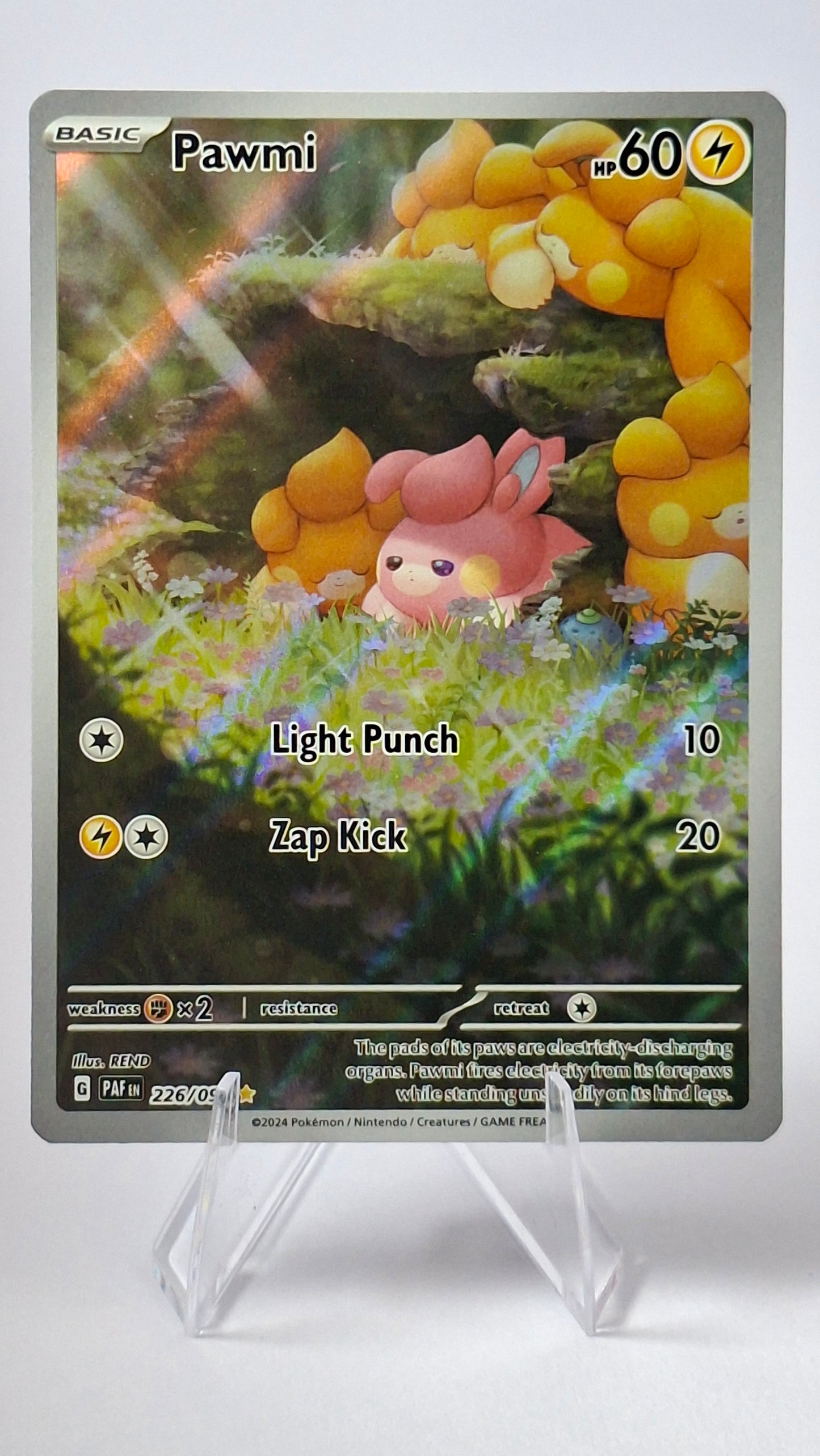Pawmi Illustration Rare – Paldean Fates (226/091)