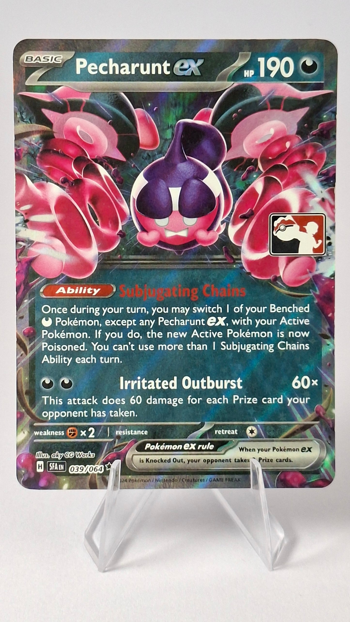 Pecharunt ex Prize Pack Series One Double Rare 039/064