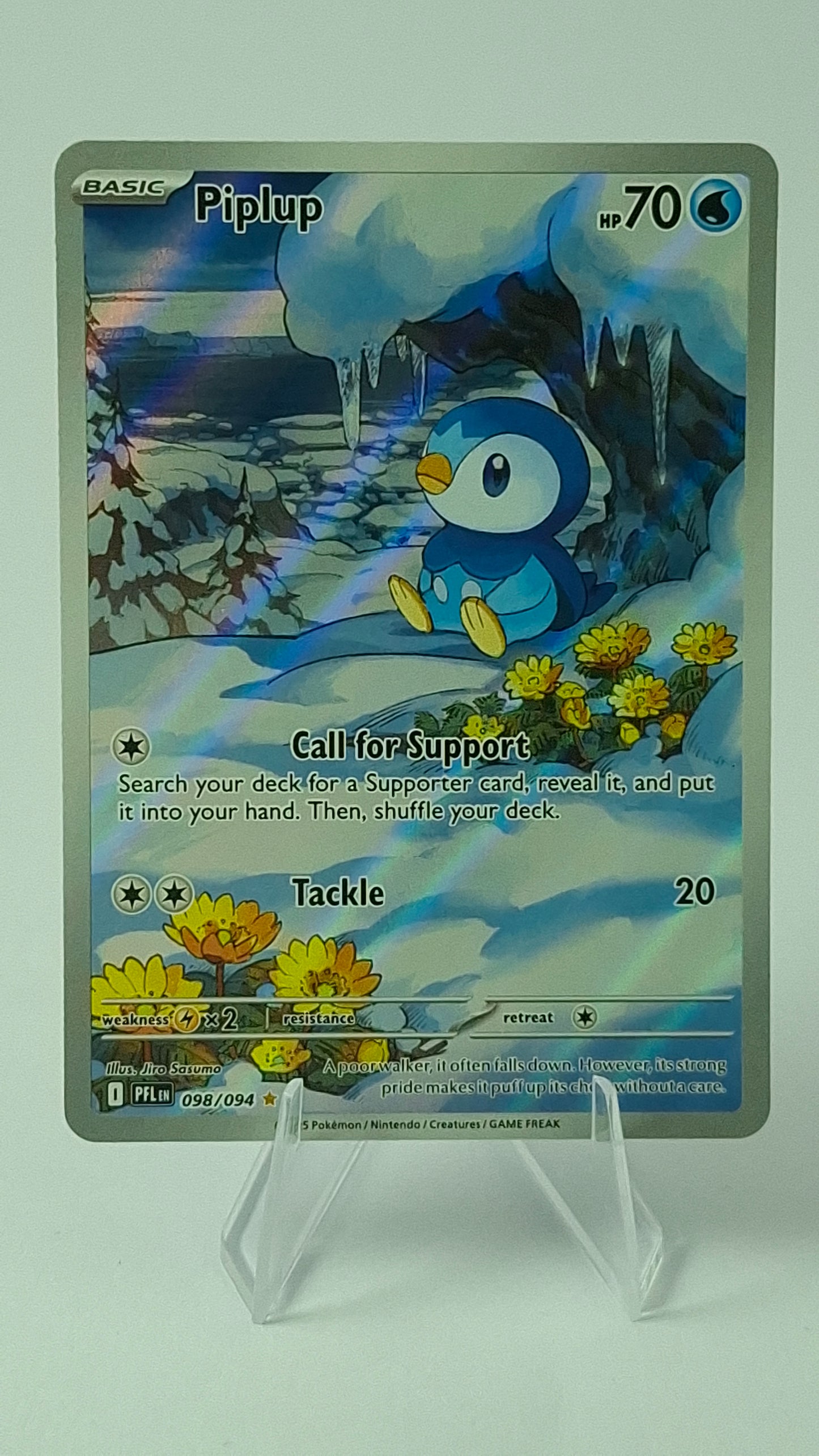 Piplup 098/094 - ME02 Phantasmal Flames Illustration Rare