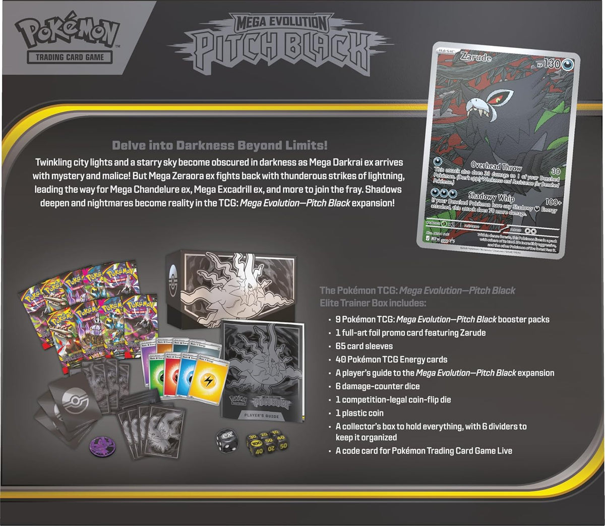 Pokémon Pitch Black Elite Trainer Box