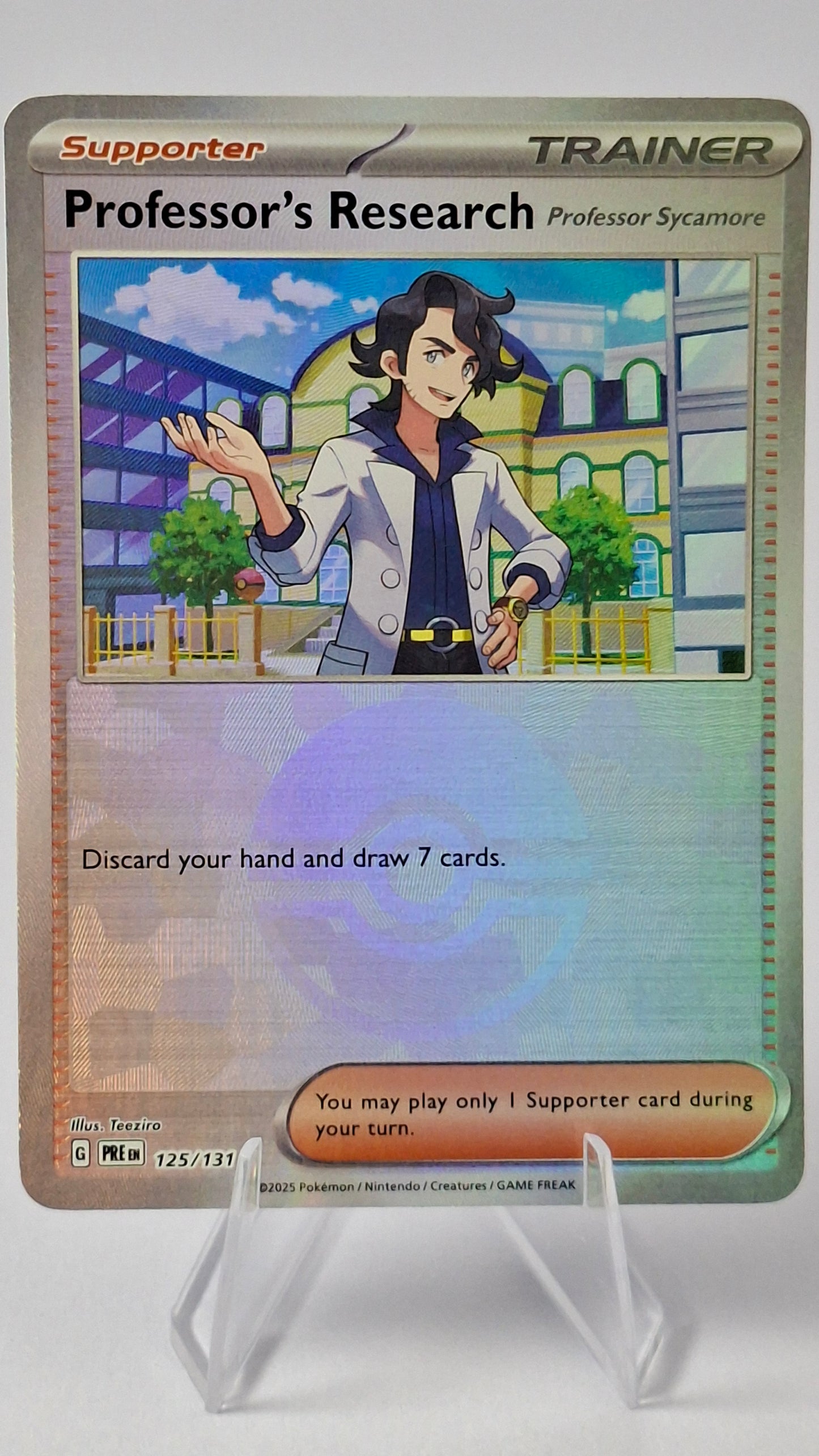 Professor's Research [Professor Sycamore] (Poke Ball Pattern) 125/131 - Prismatic Evolutions