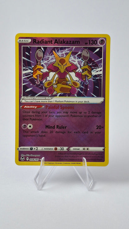 Radiant Alakazam 059/195 - Silver Tempest Radiant Rare