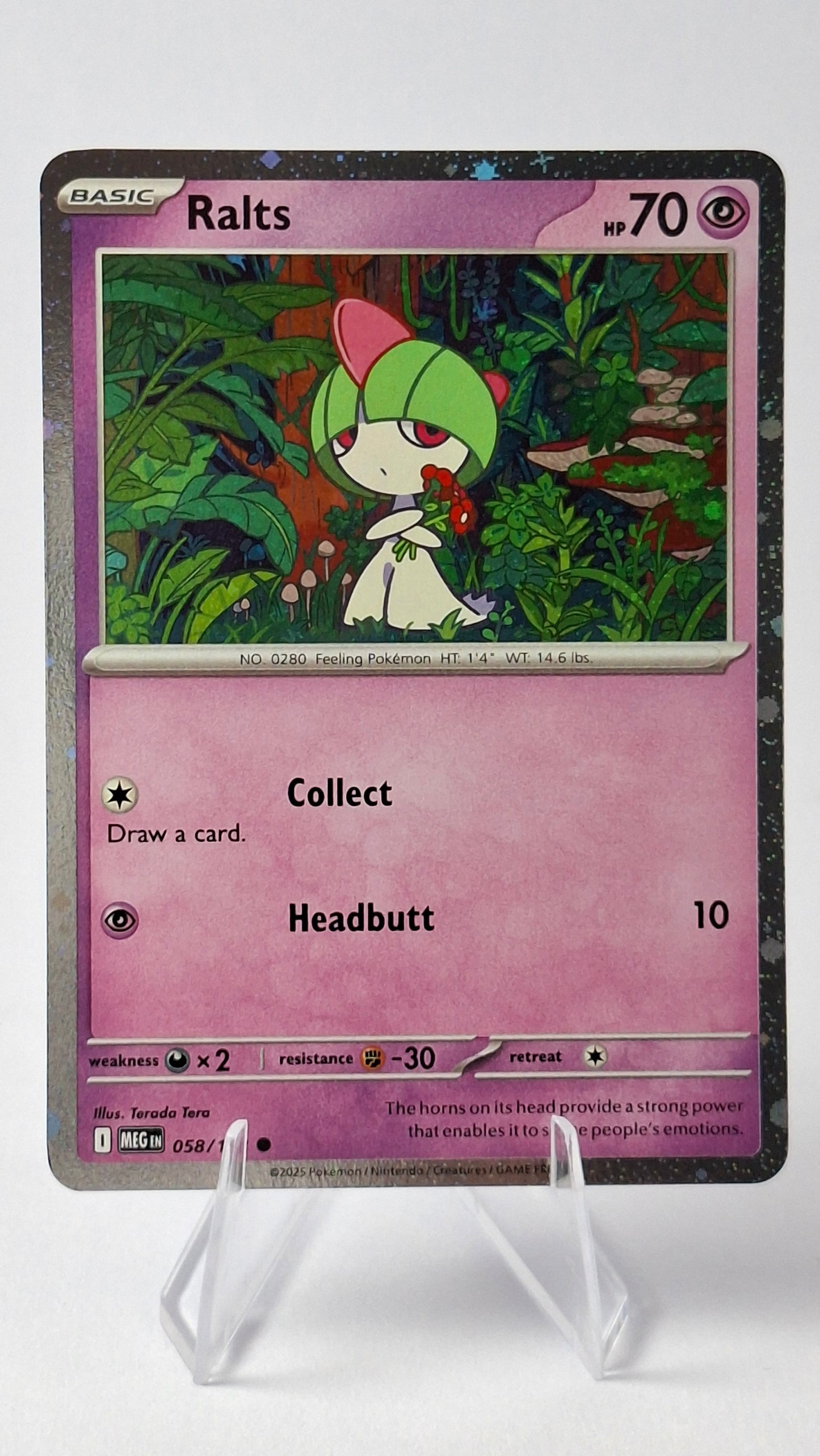 Kirlia Evolution Line - Ralts + Kirlia (Cosmos Holo)