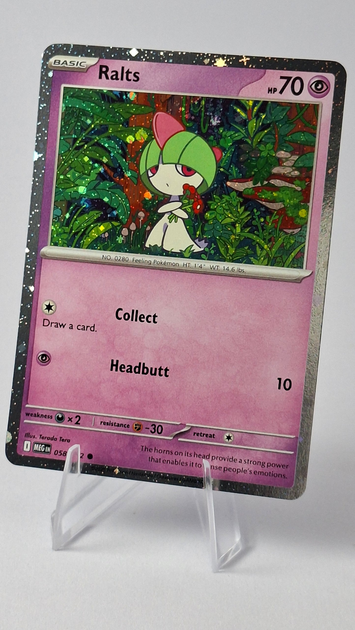 Kirlia Evolution Line - Ralts + Kirlia (Cosmos Holo)