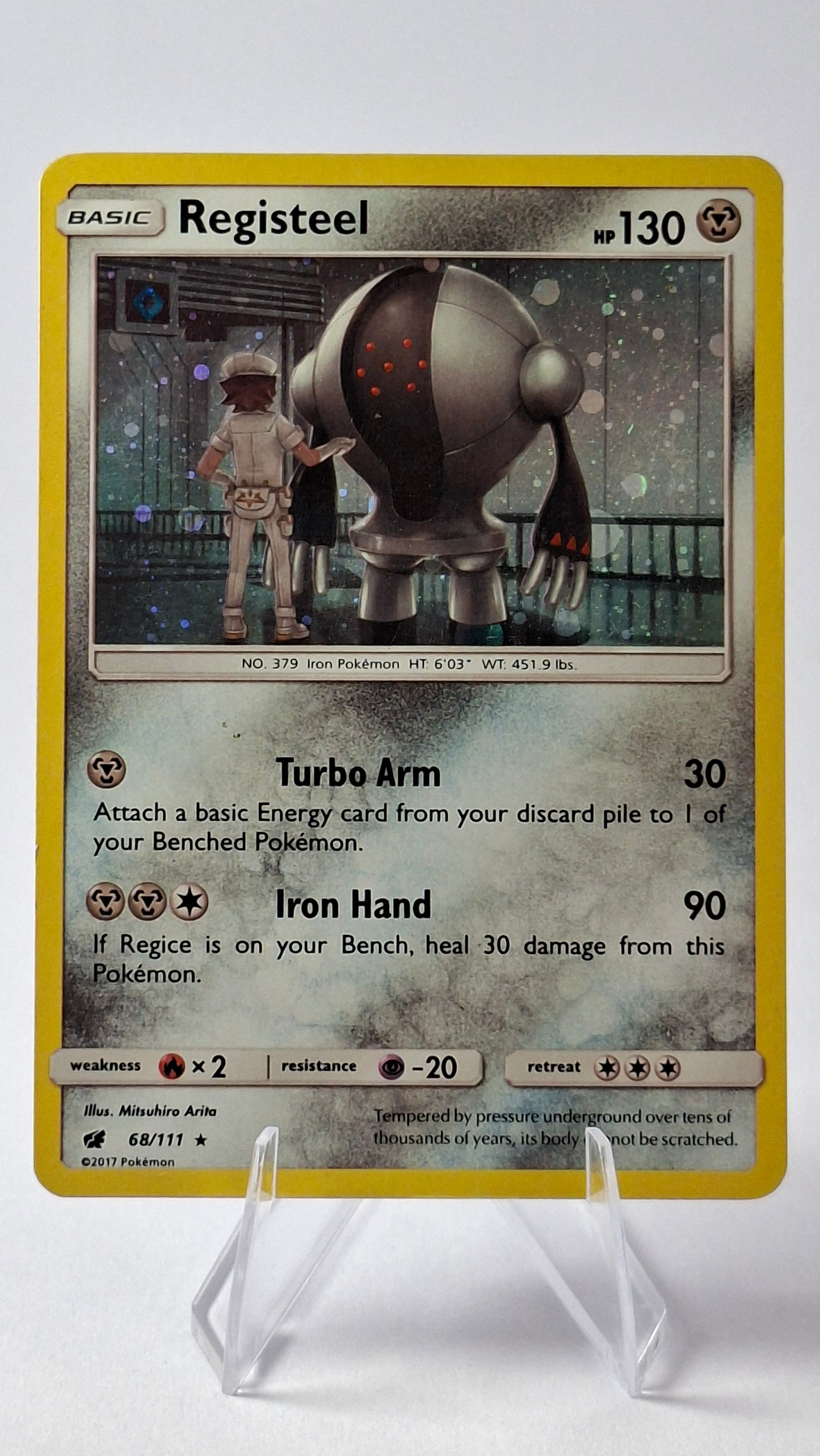Registeel Promo 68 - Sun & Moon Promo (Lightly Played)