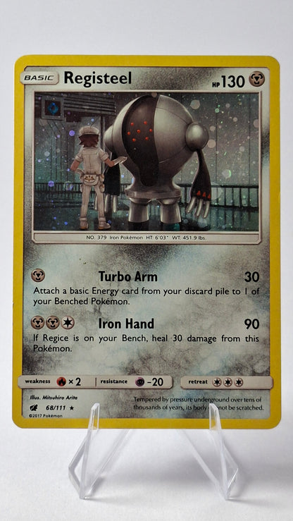 Registeel Promo 68 - Sun & Moon Promo (Lightly Played)