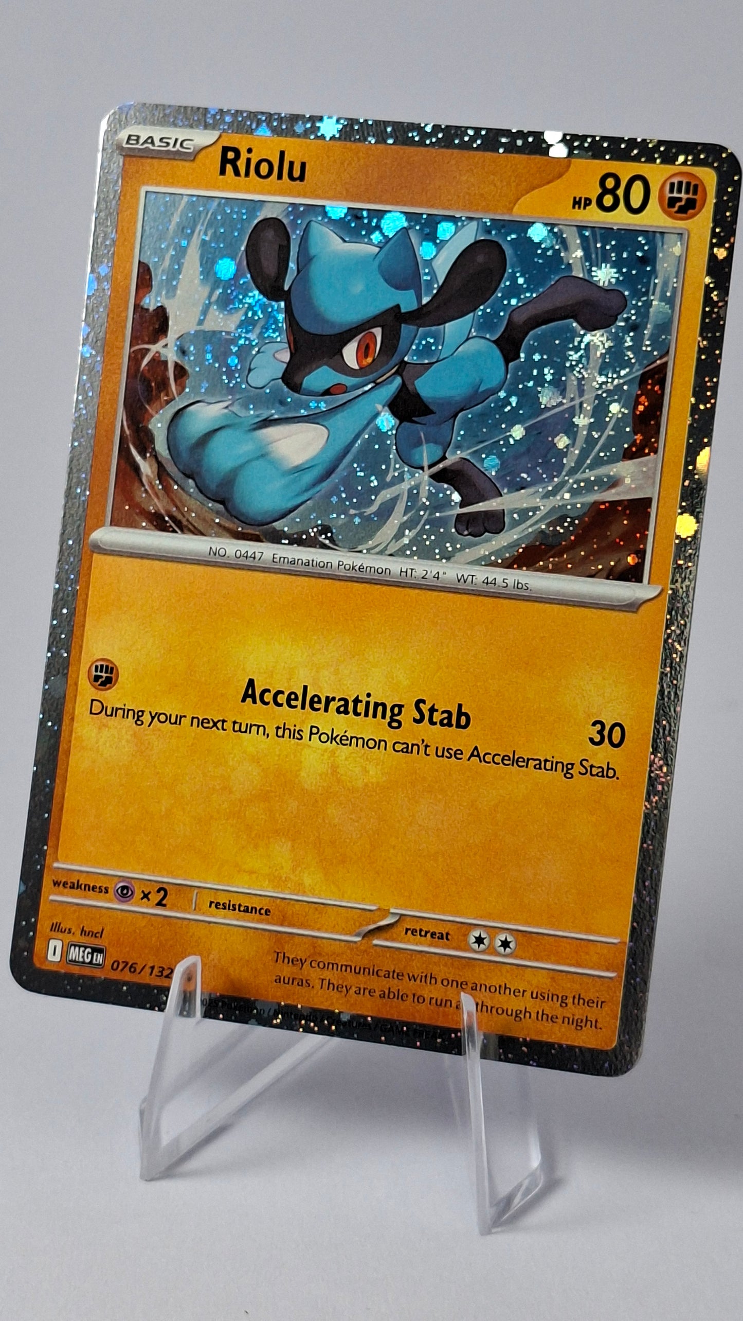 Riolu (Cosmos Holo) 076/132 - Miscellaneous Promo