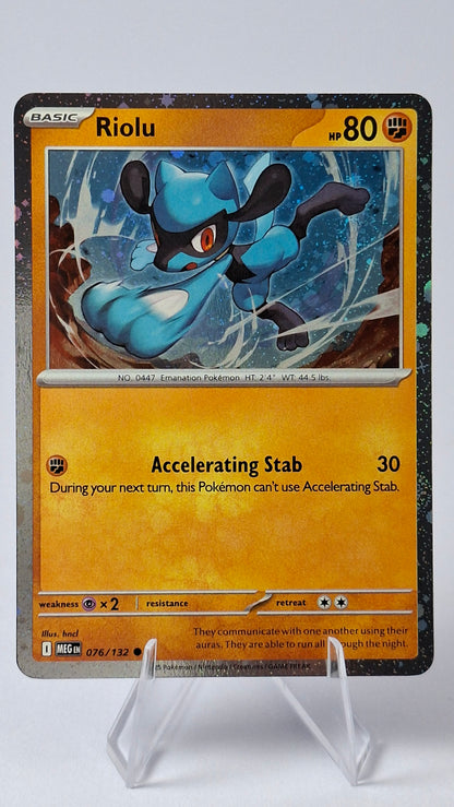 Riolu (Cosmos Holo) 076/132 - Miscellaneous Promo