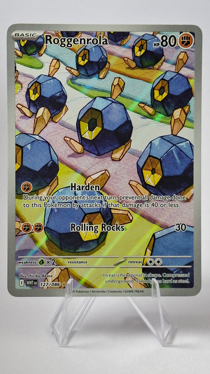 Roggenrola Illustration Rare – White Flare (127/086)