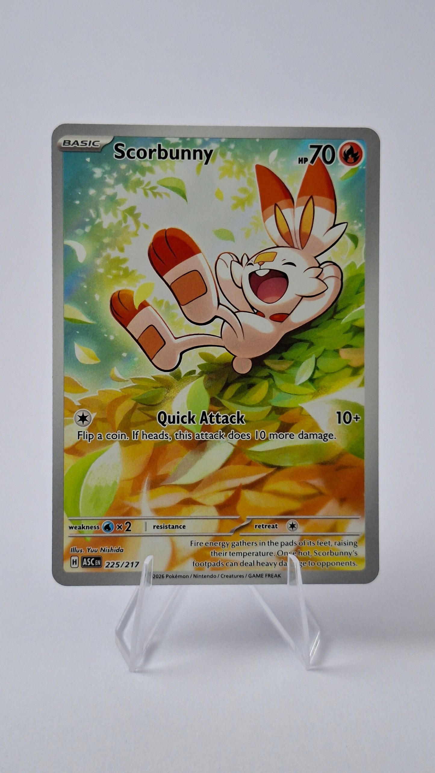 Scorbunny 225/217 - ME Ascended Heroes Illustration Rare