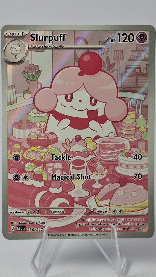 Slurpuff 236/217 - ME Ascended Heroes Illustration Rare