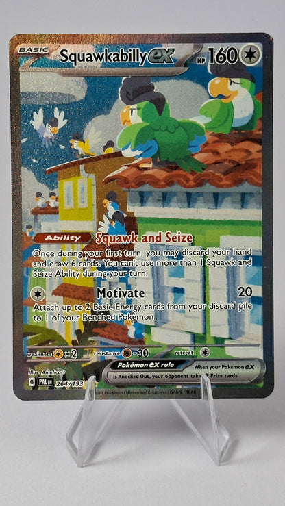 Squawkabilly ex Paldea Evolved Special Illustration Rare 264/193