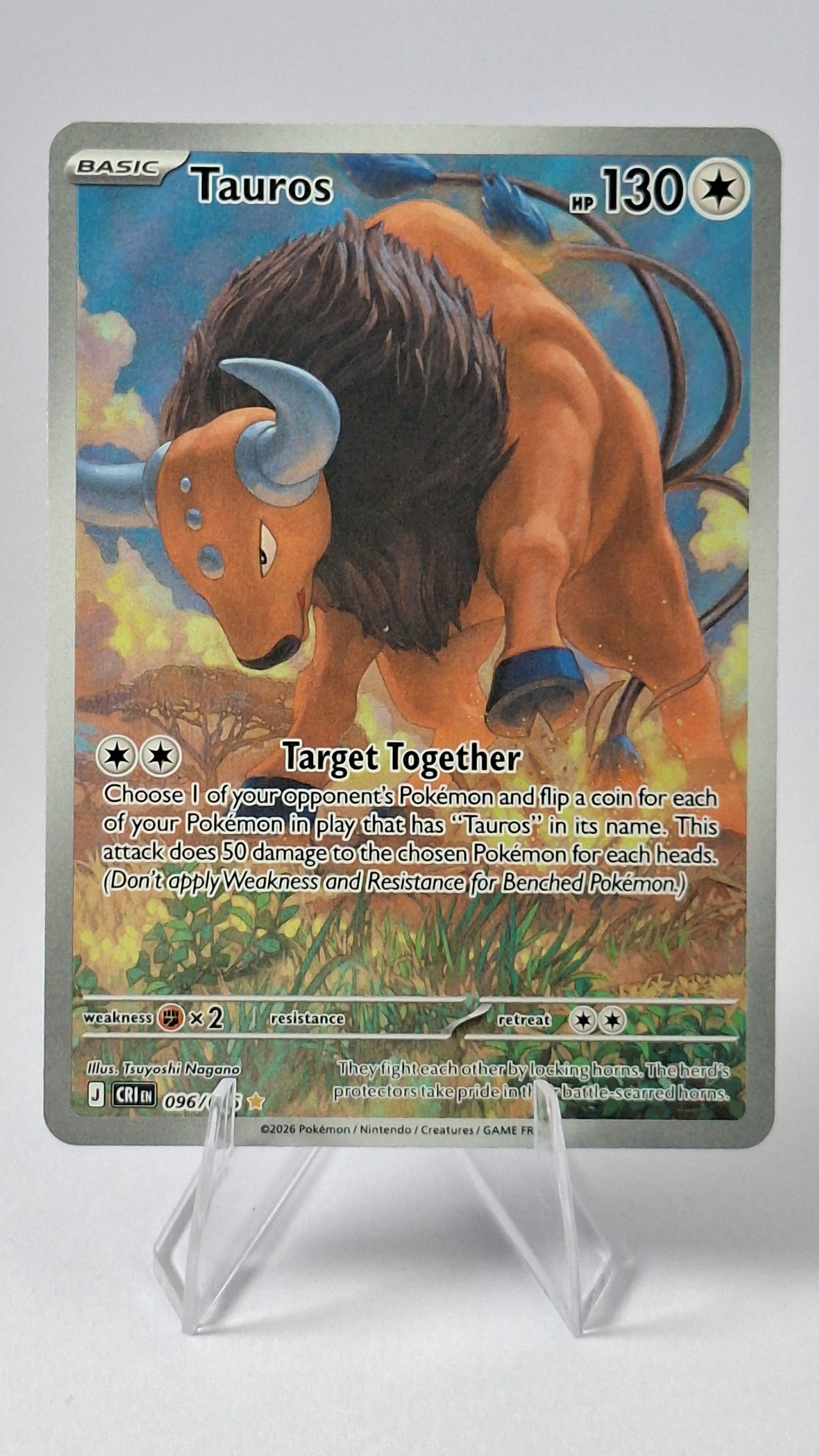 Tauros Illustration Rare – Chaos Rising (096/086)