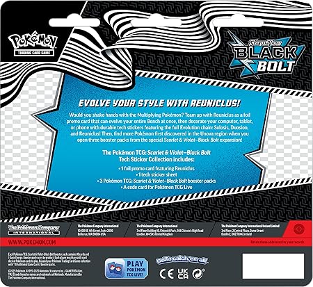 Black Bolt Tech Sticker Collection - Scarlet & Violet