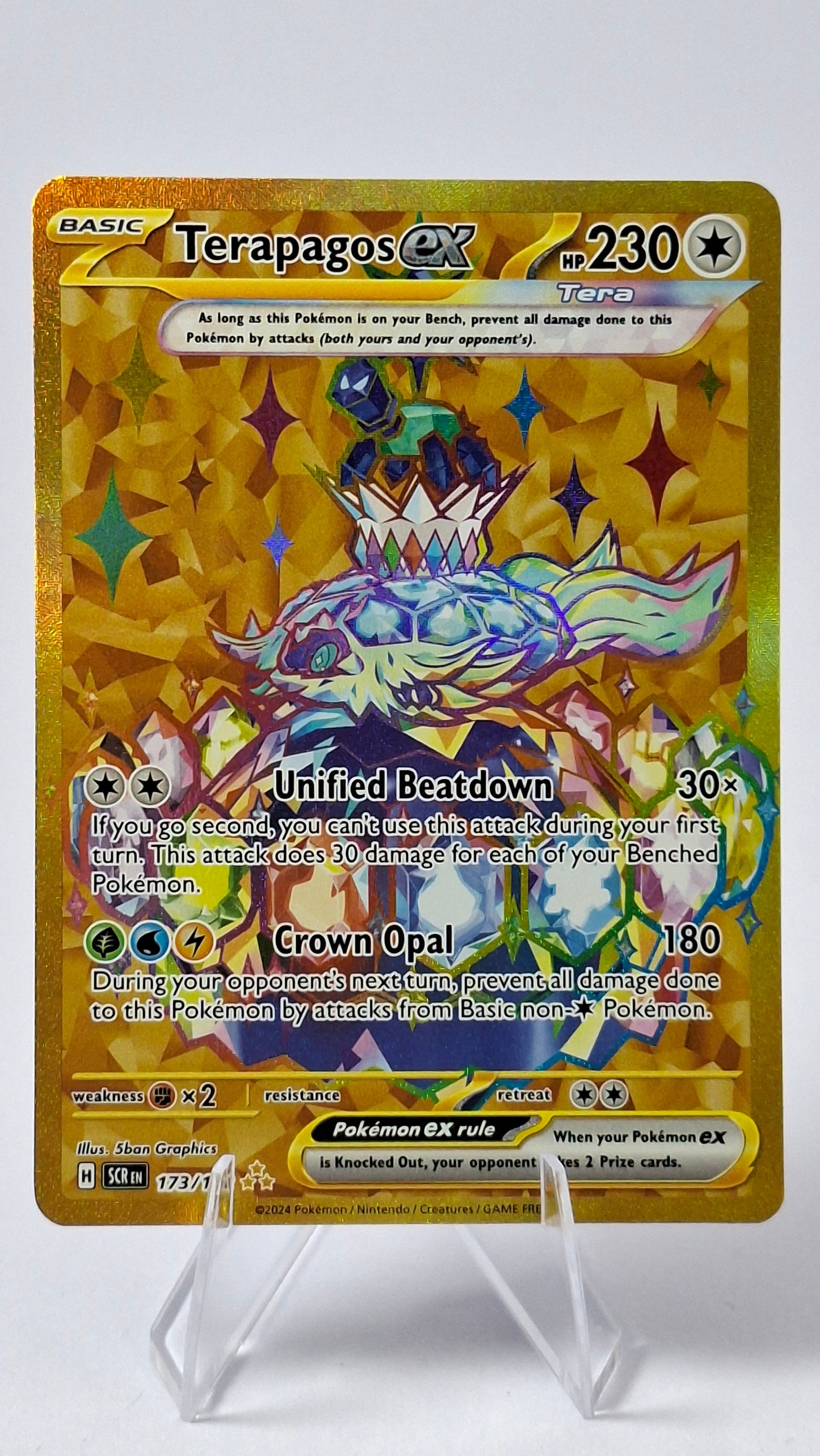 Terapagos ex 173/142 - Stellar Crown Hyper Rare