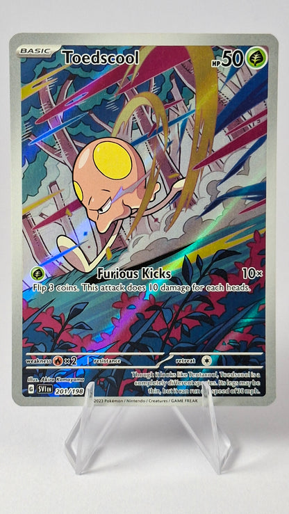 Toedscool Scarlet & Violet Base Set Illustration Rare 201/198