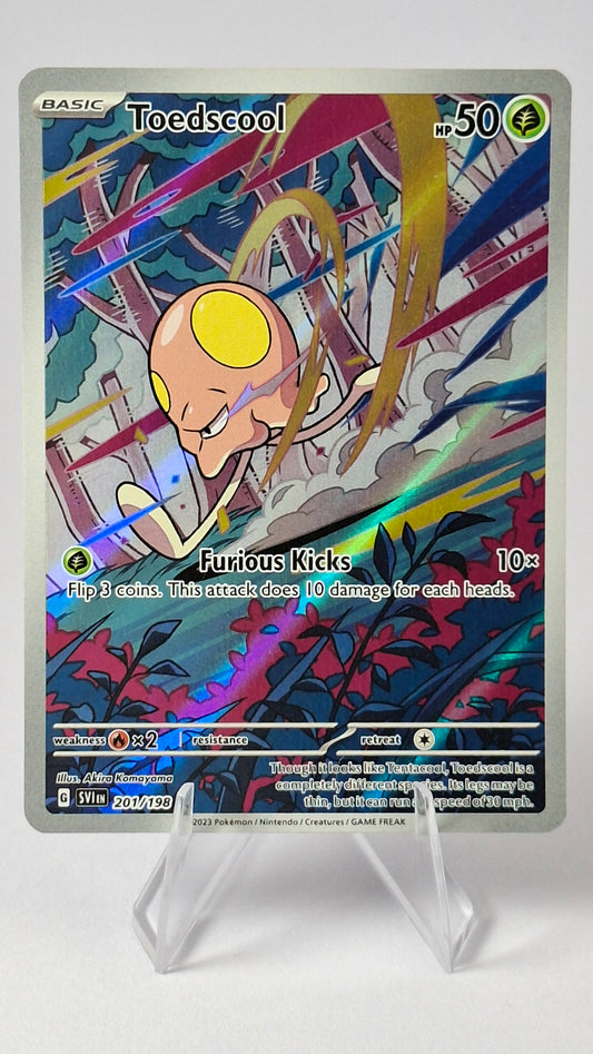 Toedscool Scarlet & Violet Base Set Illustration Rare 201/198