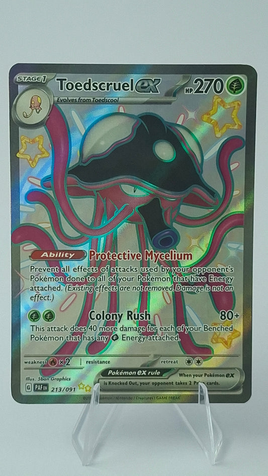 Toedscruel ex 213/091 - Paldean Fates Ultra Rare