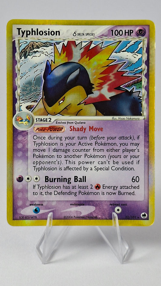 Typhlosion (Delta Species) EX Dragon Frontiers Holo Rare 12/101
