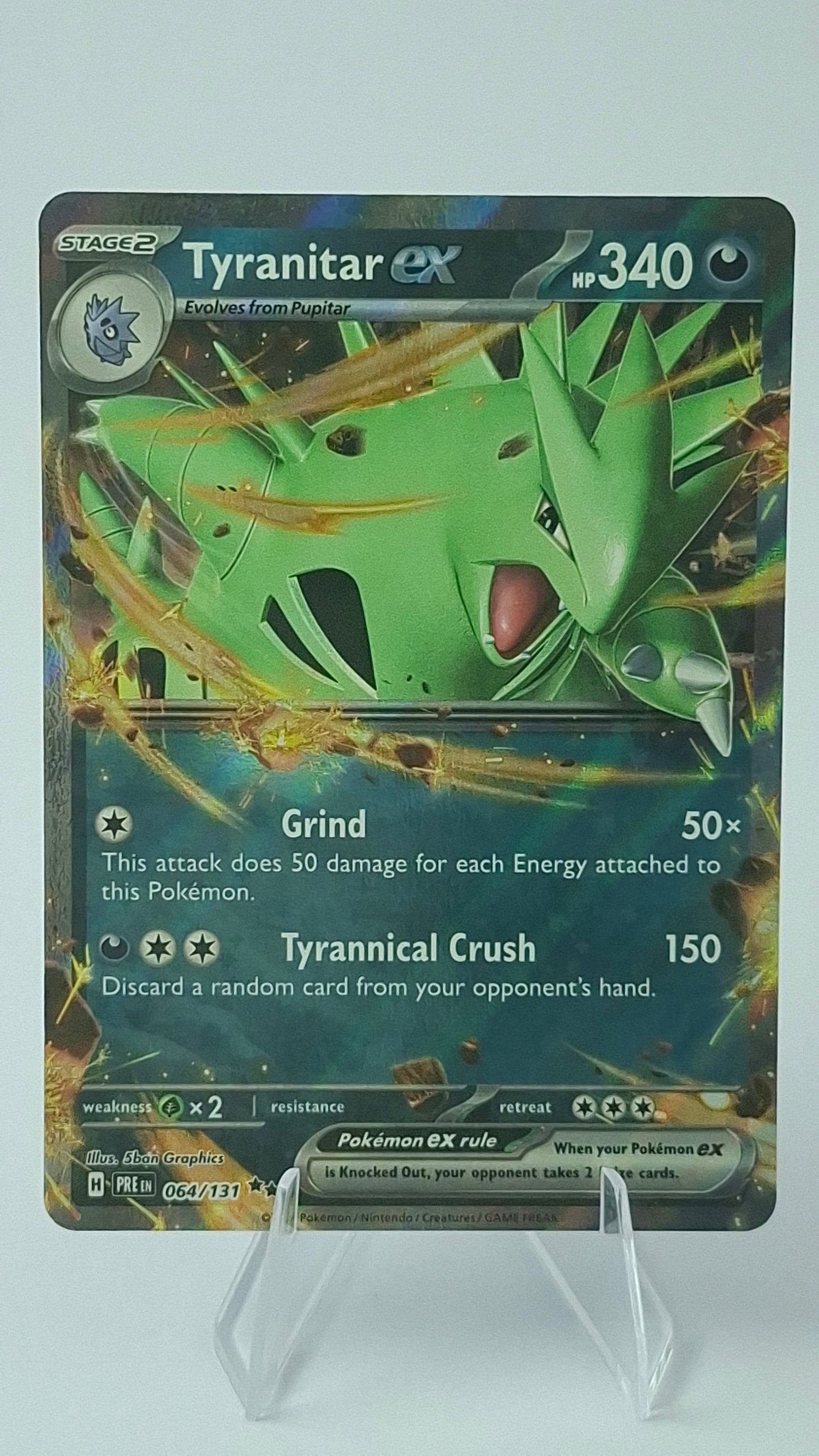 Tyranitar ex 064/131 - Prismatic Evolutions Double Rare