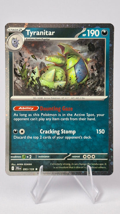 Tyranitar Evolution Line - Larvitar + Pupitar + Tyranitar (Cosmos Foil)