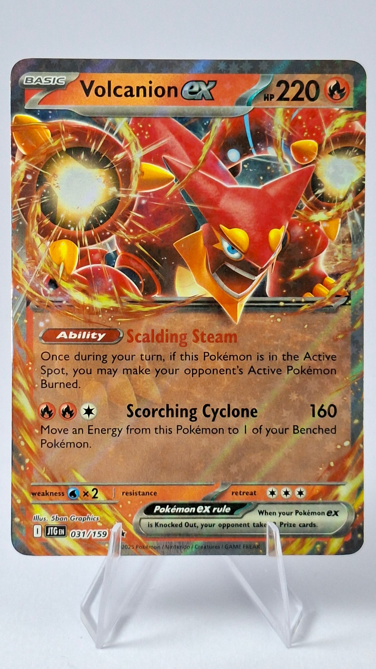 Volcanion ex 031/159 - Journey Together Double Rare