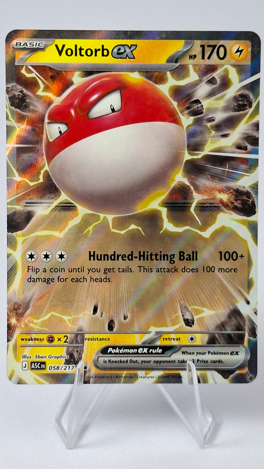Voltorb ex 058 - ME Ascended Heroes Double Rare