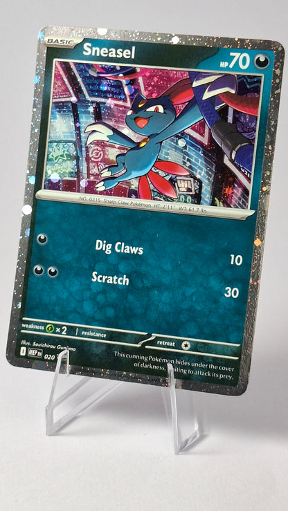 Weavile Evolution Line - Sneasel (Cosmos Holo) + Weavile (Cosmos Holo)