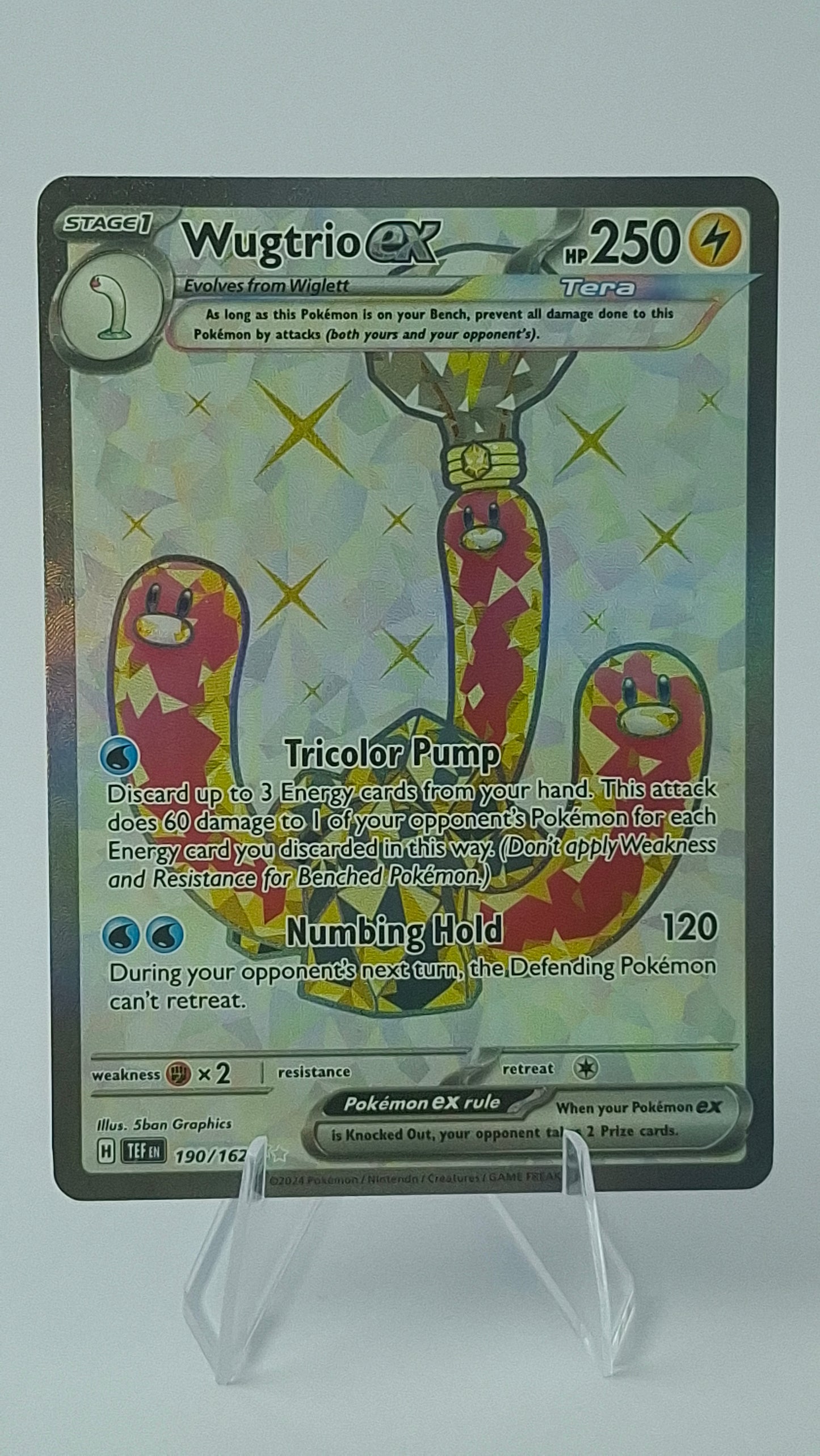 Wugtrio ex 190/162 - Temporal Forces Ultra Rare