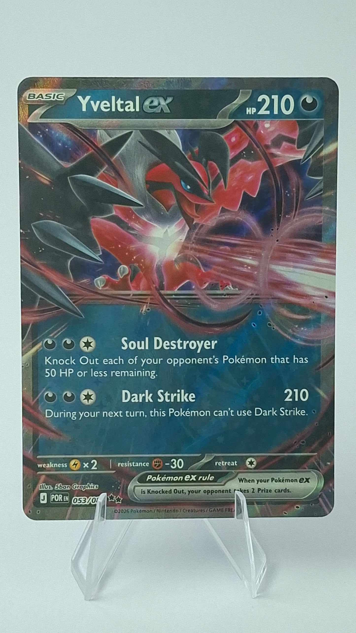 Yveltal ex 053/088 - Perfect Order ME03 Double Rare