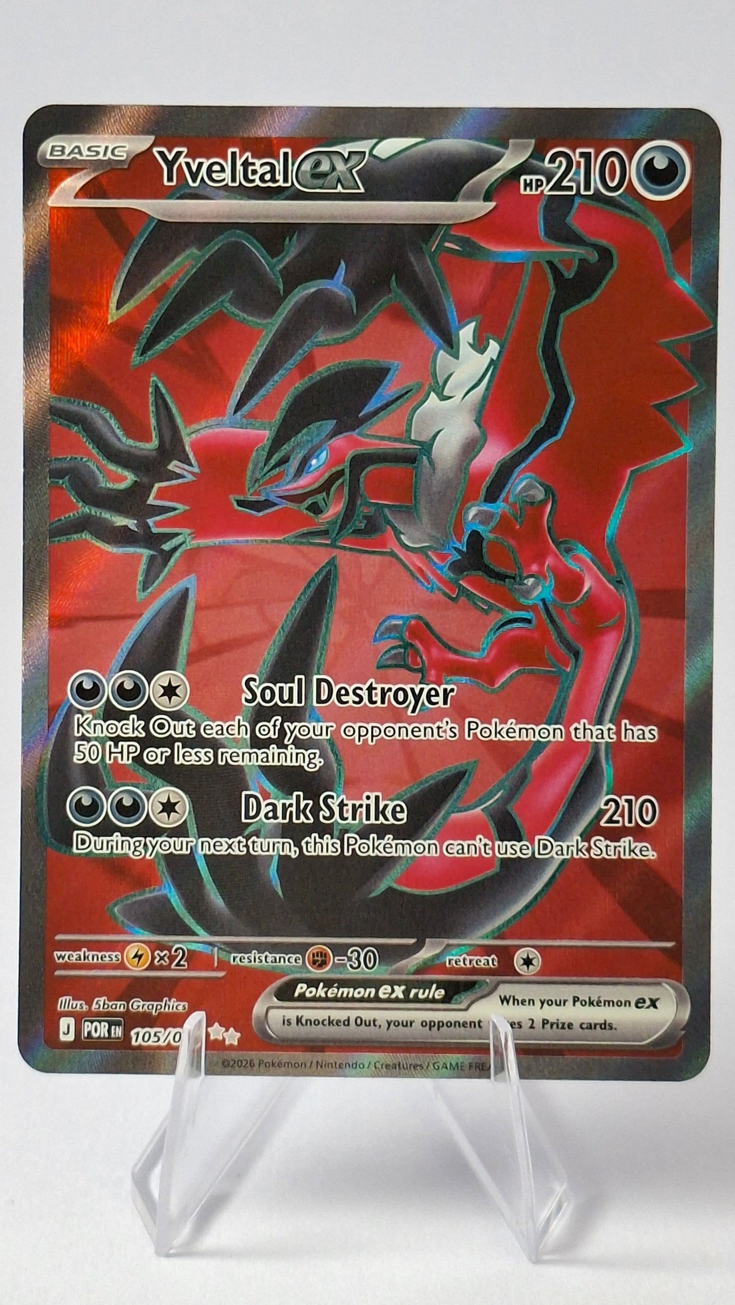 Yveltal ex 105/088 - Perfect Order Ultra Rare